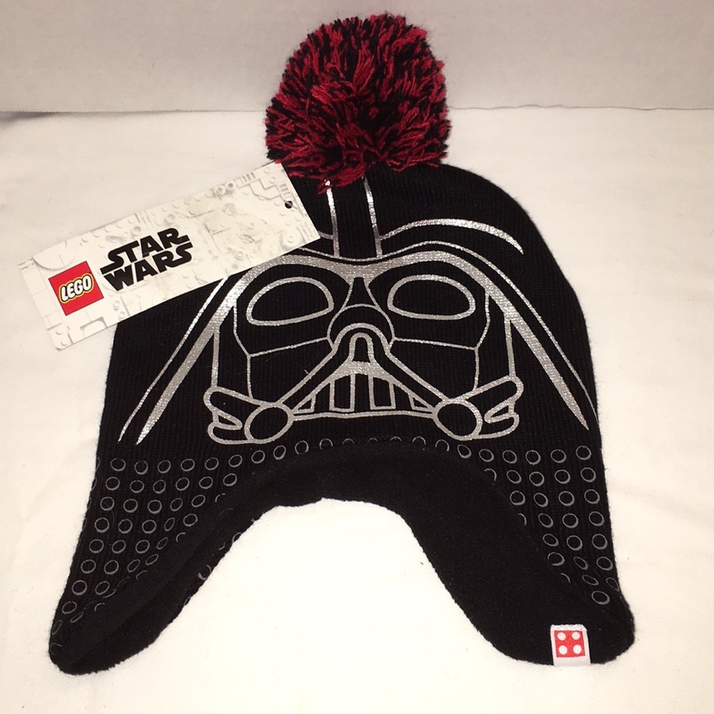 Darth Vader Star Wars Kids Pom Beanie Hat - NWT